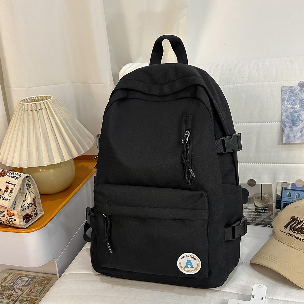 Schoolbag college style backpack girls new Korean ins high value candy color schoolbag junior high school students lightweight backpack