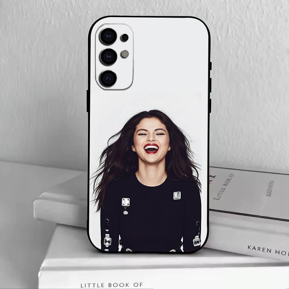 S-Selena G-Gomez Phone Case Black Silicone Soft For Samsung S25,S24,S21,S22,S23,S30,Ultra,S20,Plus,Fe,Lite