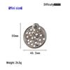 Intelligence Puzzle Zinc Alloy Disentanglement Rings - Unlock Nine Linked Rings Kongming Luban Lock Educational Toy