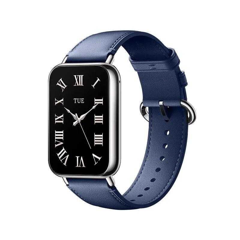 

Шкіряний ремінець для Xiaomi Mi Band 8 Pro Оригінальний кольоровий спортивний браслет Заміна для Xiaomi Mi Band 8Pro ремінець для годинника Correa For Mi Band 8Pro синій