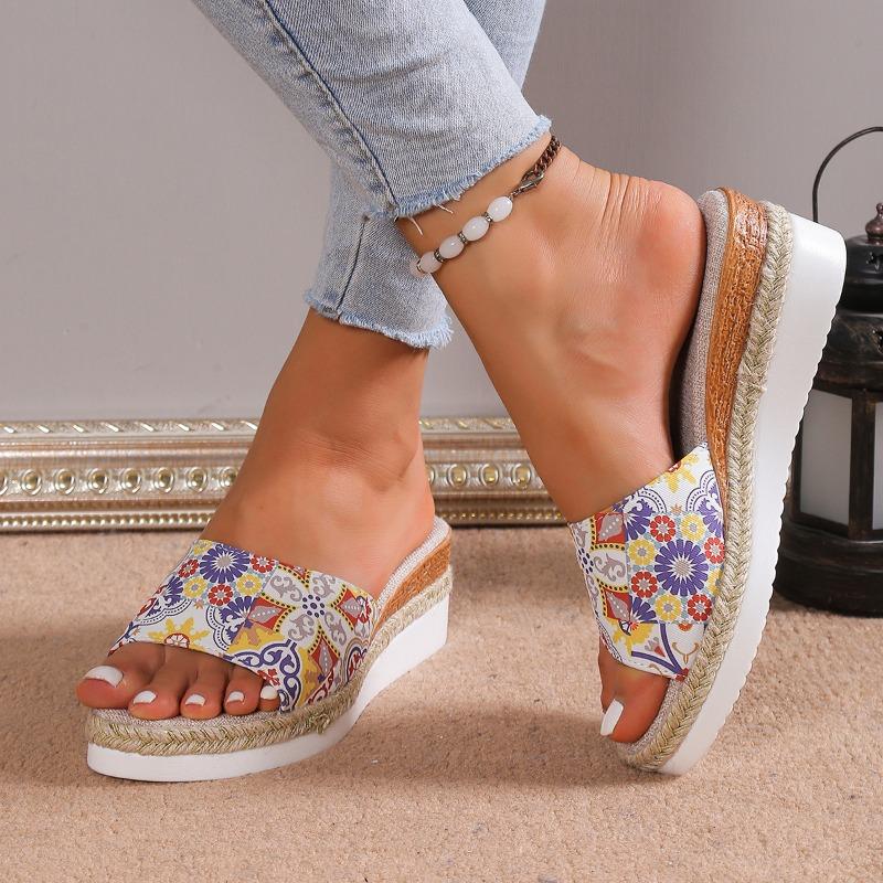 

Fashion 2025 Summer New Round Toe Open Toe Comfortable Casual Slippers Fashionable Elegant Sexy Banquet High Heel for Women 42 жёлтый