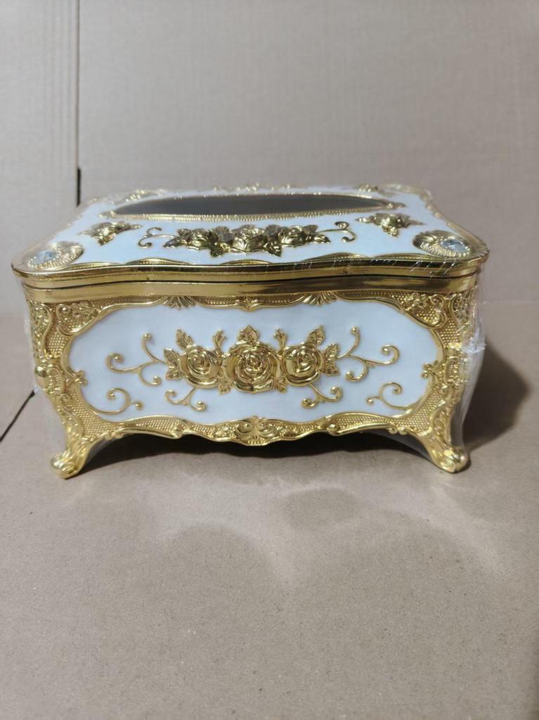 European Style Creative Tissue Box for Living Room, Coffee Table, Bedroom, Beauty Salon, and KTV
