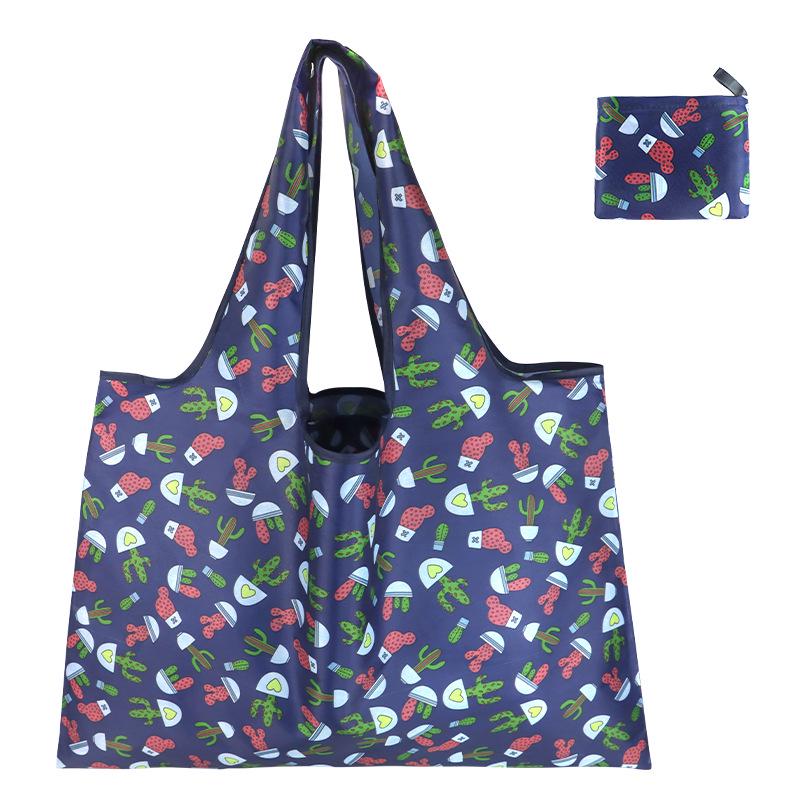 Eco-Friendly Large Capacity Folding Grocery Bag - Oxford Cloth
