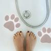 10Pcs Paw Anti Slip Stickers Bathtub Decals Non Slip Shower Floor Bathroom Wall Stickers Tub Home Use