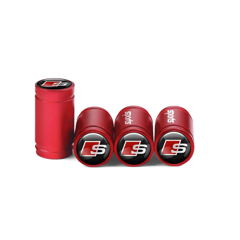 2026 Hot Car Wheel Tire Valve Cap Tyre Rim Stem Covers Airdust Waterproof for qaz1 S RS SLINE QUATTRO A4 B5 B6 B7 B8 B9 A3 8P 8V 8L A5 A6
