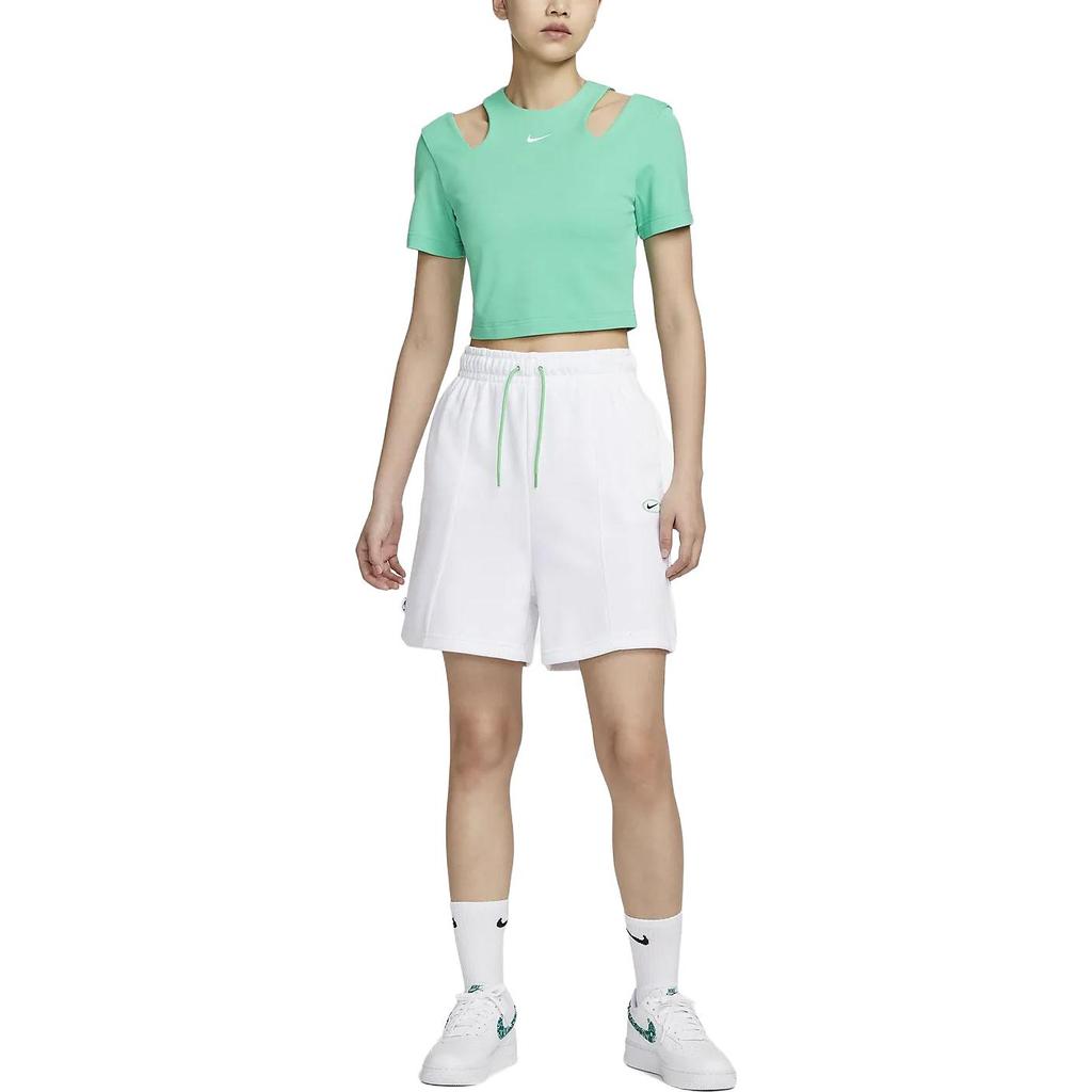 New Nike Crop Tops Women's Spring Green DV7963-363