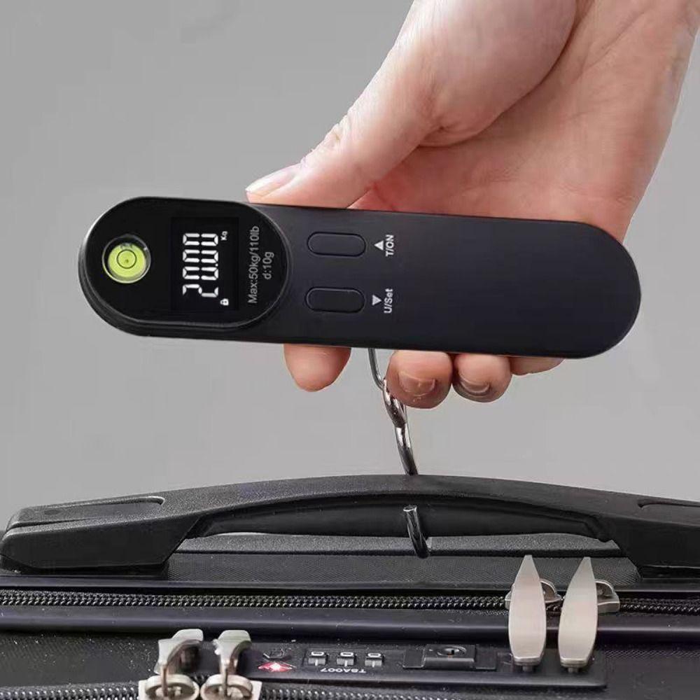 Dual Color Mini Suitcase Scale Portable Digital Hanging Scales  Luggage Weighing