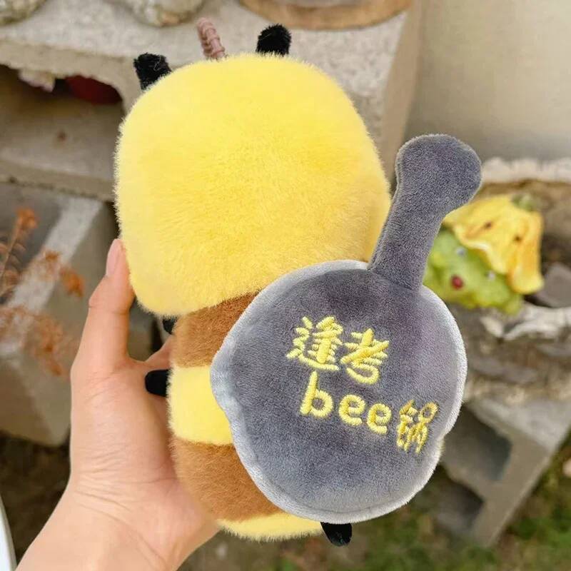 Peluche Ape Miele Carini Morbidi Insetti Volanti Animali Adorabile Ape con Ali Bambola Cuscino Peluche Regalo di Compleanno per Bambini