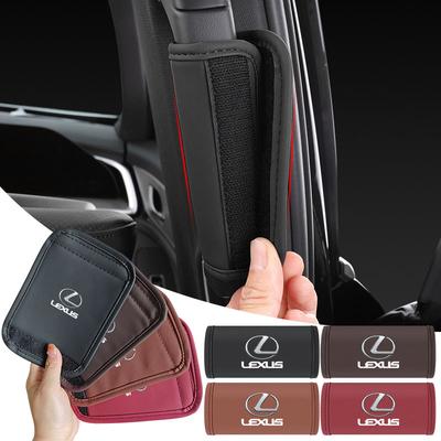 2 Stück Auto Leder Dachgriff Kratzschutz Matte Zubehör für ES300 RX330 RX300 GS300 IS250 IS200 CT200h NX RX