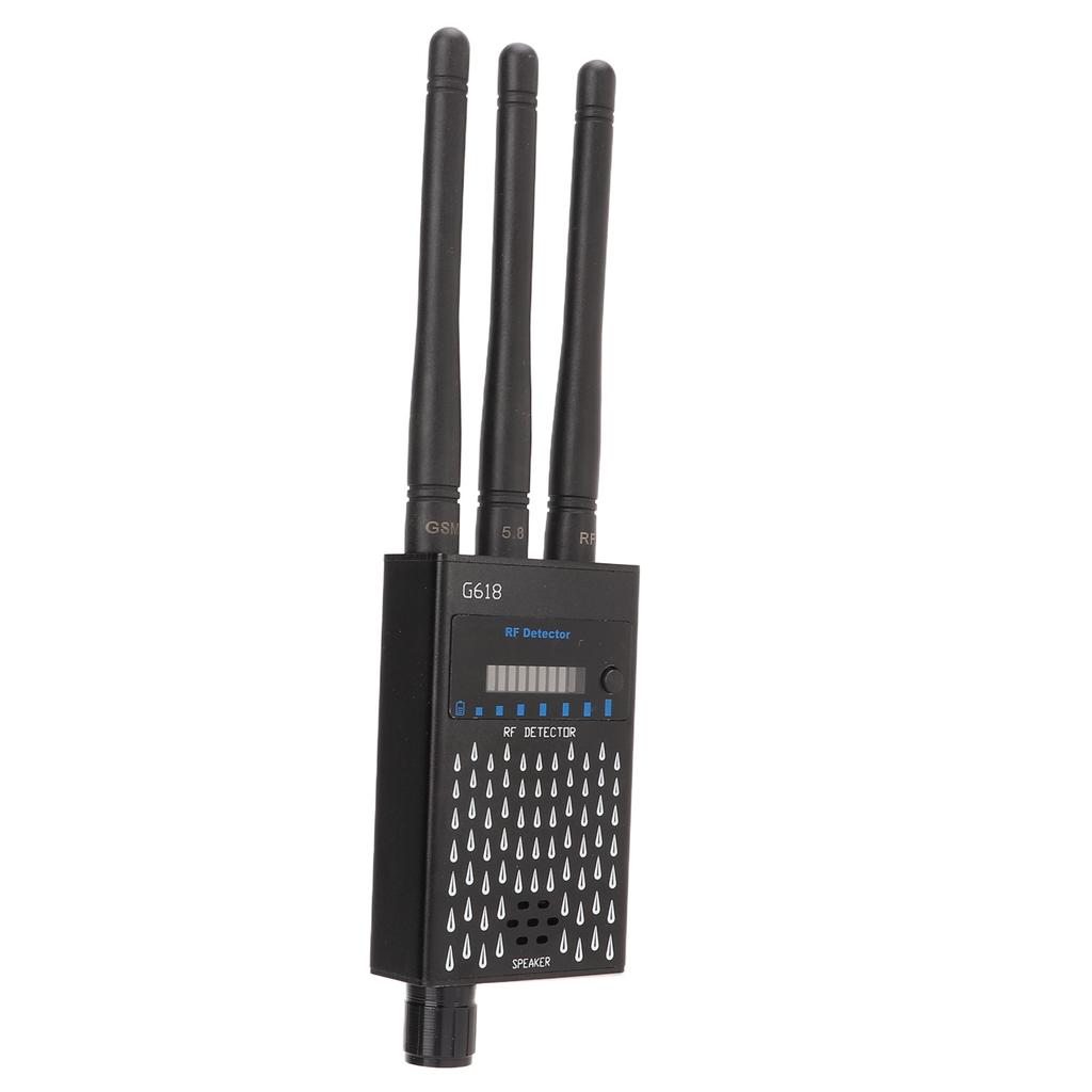 RF Detector Bug WiFi Camera Finder Listening Device GPS Wireless Signal Scanner G618