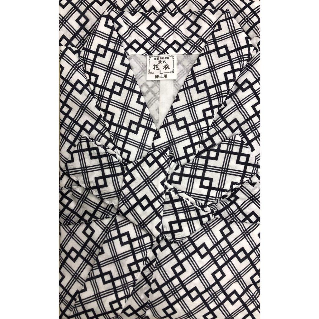 Yagisei Gauze Floral Size Made In Japan Sleepwear, Pattern-Selected, Double-Layer Gauze, Pajamas, Men's L,