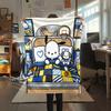 1PC Pochacco Print Flannel Blanket, High quality All Seasons, Home Decor, Warmth and Comfort, Perfect for Christmas Gifts