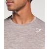 Gymshark Arrival Marl T shirT Pebble Grey Powder Mauve Marl A2a1i Gcwp