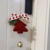 Crafts Xmas Tree Hanging Ornaments Soft Christmas Tree Bell Wall Hanging  Decoration Accessories