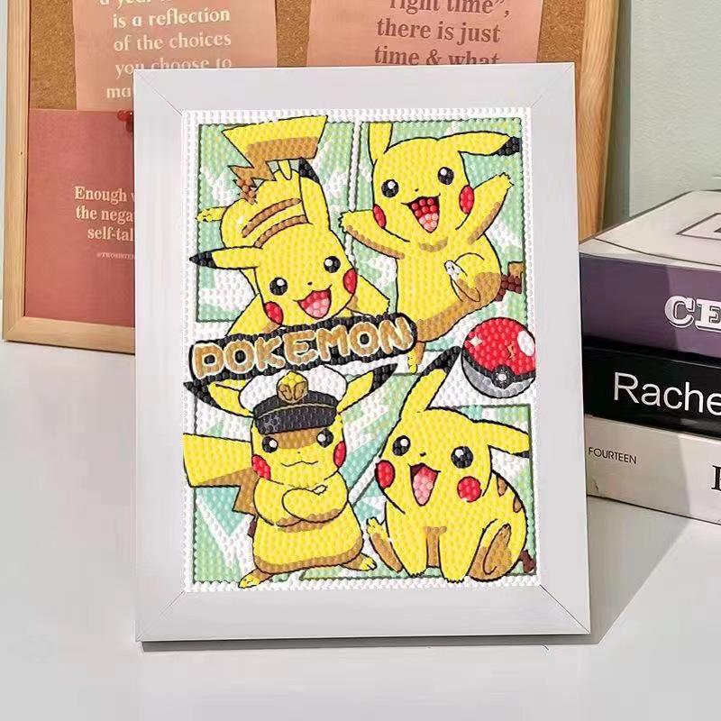 Kuromi Cartoon Diamond Painting Kit: Peace & Joy DIY Gift for Students and Kids.