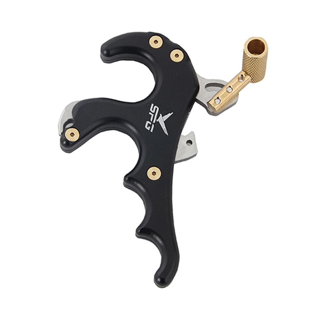 Buy 4Finger Archery Releaser Aids Thumb Trigger Grip Aluminum Alloy