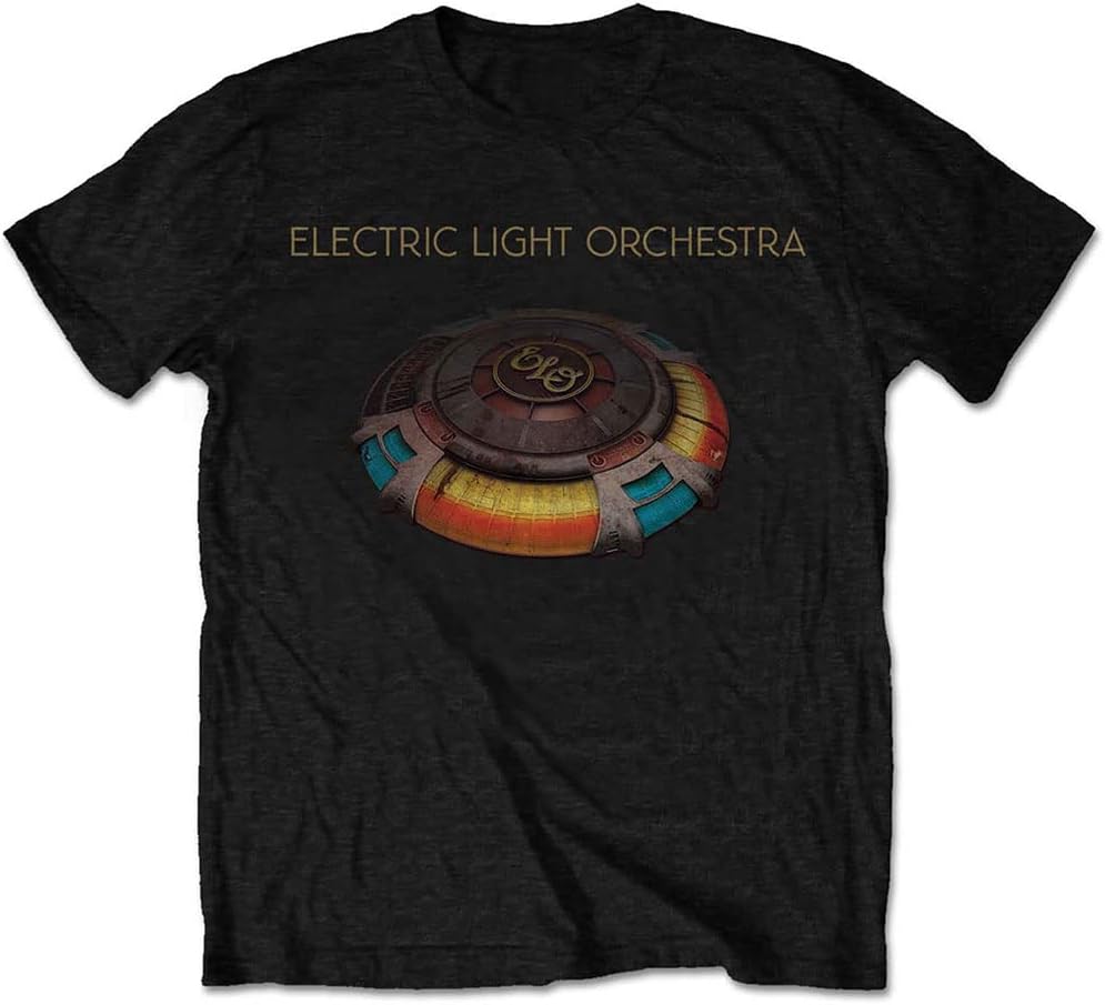 ELO Men s Mr Blue Sky Album Slim Fit T-Shirt Black Unisex T-Shirt M