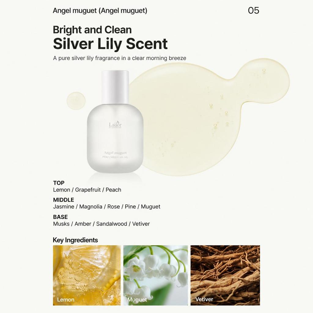 BTS Jimin Pick! Lador Perfumed Hair Oil (5 Scents) (10 Options)