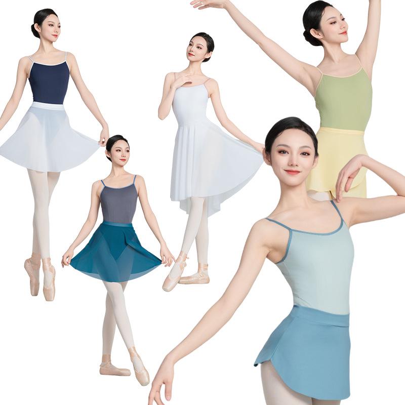 Adult & Girls Ballet Practice Leotard - High Strap, Open Back, Gymnastics & Dance Costume