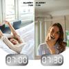 Digital Alarm Clock 5 Levels Dimmable Night Light Digital Clock with Temperature Display Snooze Mode Desktop Clock USB Bedroom