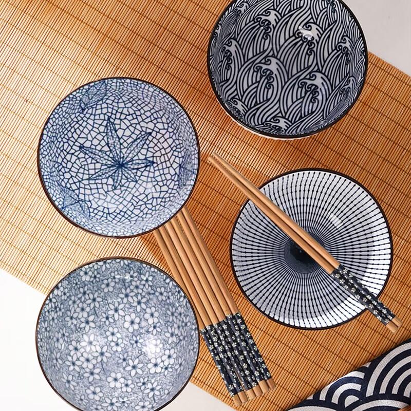 Baizao Guyutian 8-Piece Ceramic Tableware Set