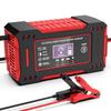LCD Display Motorcycle Battery Charger 12V 6A Lead-Acid Battery Charger  Motorcycle Battery