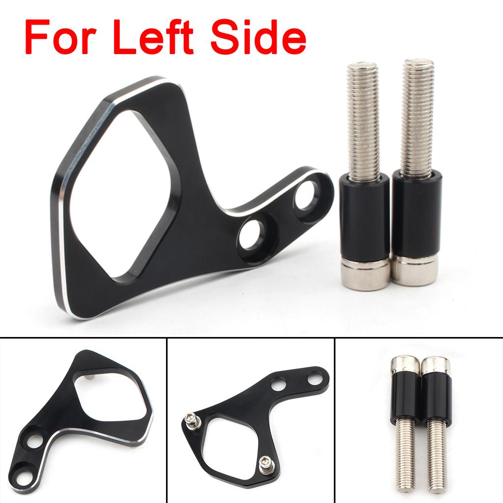 Ignition Key Relocation Bracket Black B For Tr Bonneville Scrambler T100 01-15
