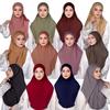 Breathable Arab Lady Headscarf Adjustable Hijab Head Wrap High-End Eid Al-Fitr Long Turban Ethnic