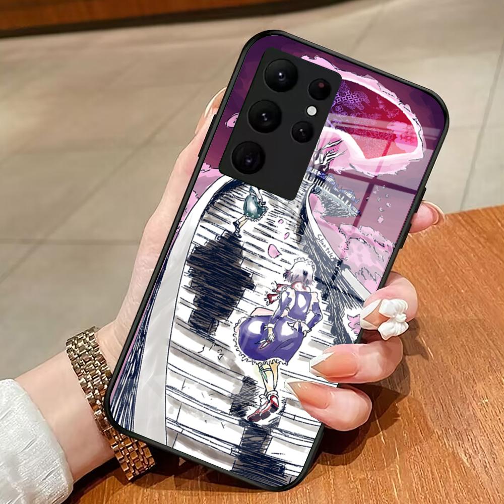 Game Touhou Project Phone Case For Samsung S26 S25 Edge Ultra 23 22 21 20 Ultra Plus S24 Fe Glass Cover