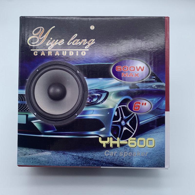6.5" Coaxial Car Speaker, 600W Full-Range Audio with Bass.