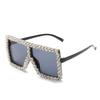 Fashion Oversized Sunglasses With Uv400 Protection For Summer Outdoor Wear