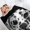 Dalmatian Painting Throw Blanket Thin Extra Large Throw Blankets For Baby Picnic Blankets