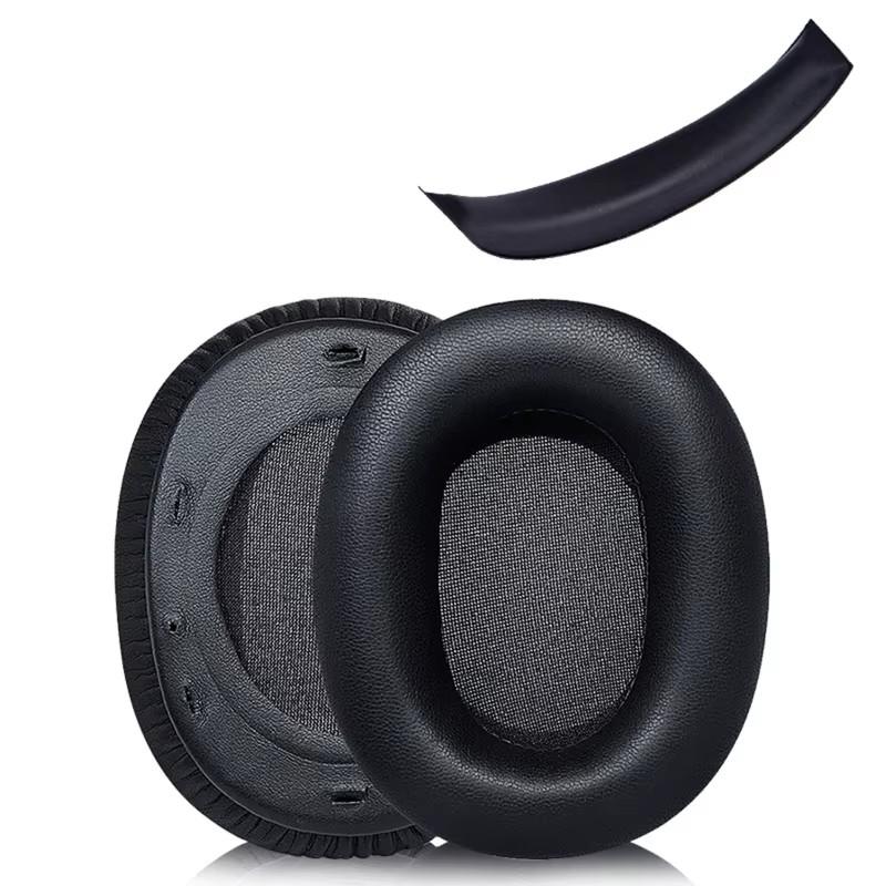 Headset Ear Pads Cover Headbeam for edifier W800BT plus Headphone Earpads Cushion Soft Protein Leather Foam Sponge Sleeve
