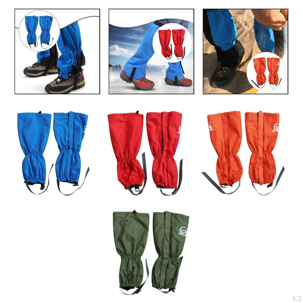 Snow Leg Gaiters Men Women Protective for Outdoor Adventures Hiking Climbing