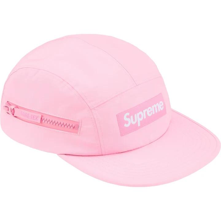 Supreme GORE-TEX Zip Pocket Camp Cap Light Pink One-Size
