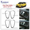 Carbon Fiber Style Interior Sticker for Fiat 500L 2012 2013 2014 2015 2016 2017 Door Handle Area