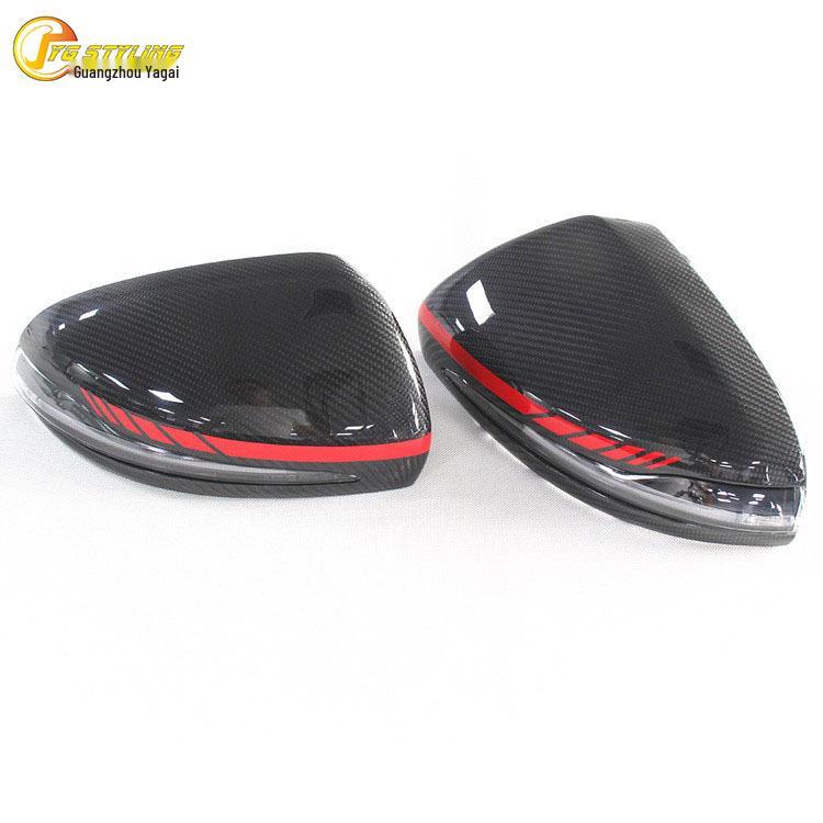 Carbon Fiber Rearview Mirror Cover for Mercedes-Benz C E S CLS GLC GLA GLB W205