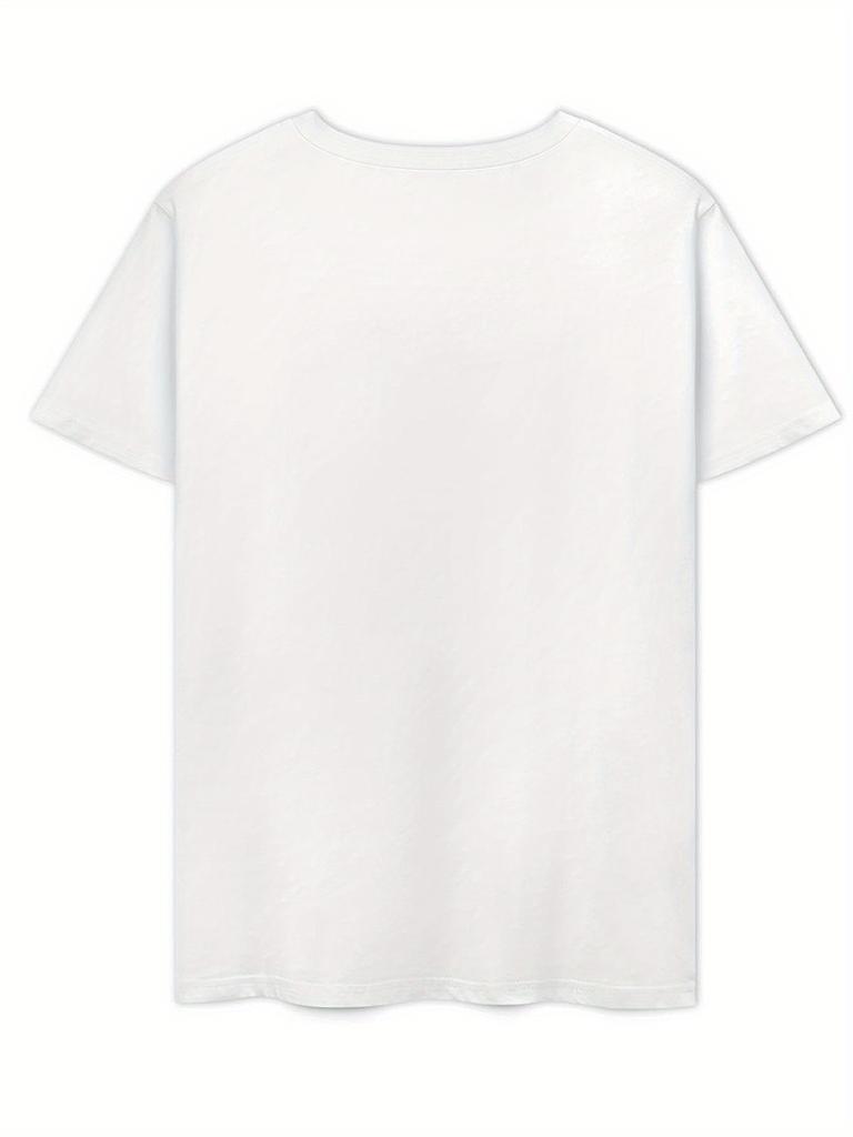 Butterfly Print T-shirt Summer Spring Short Sleeve Butterfly Print T-shirt Women's Casual Round Neck Top Women Clothing