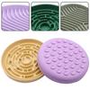 Ciotola per cibo per cani anti-soffocamento per animali domestici Forniture per animali Ciotole per l'alimentazione in silicone Tappetino antiscivolo Piatto per leccare distratto Posate