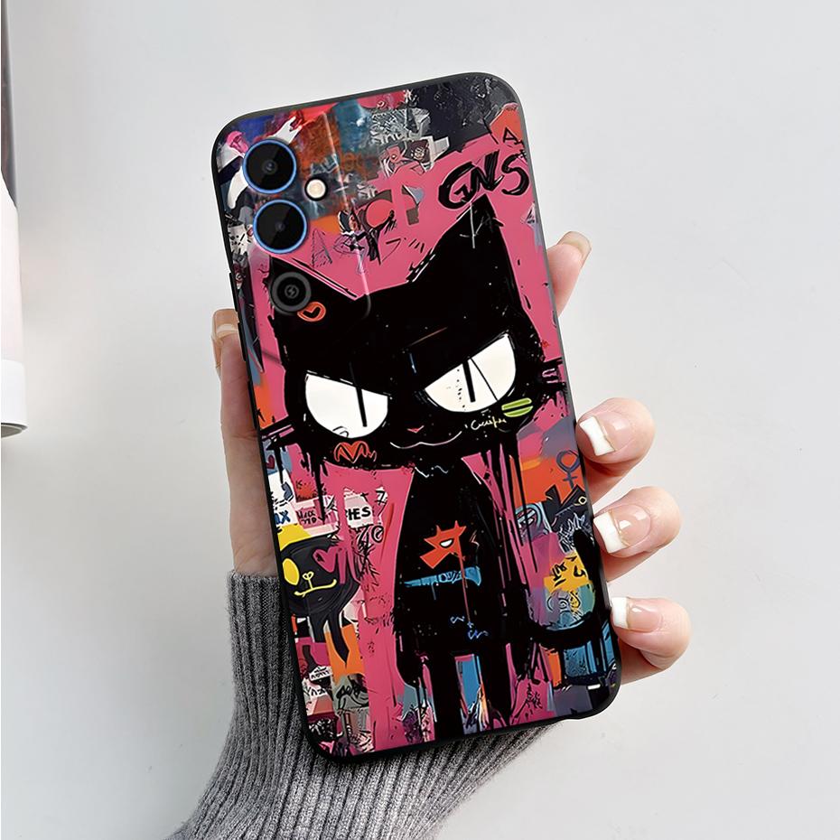 For Tecno Pova Neo 2 Case Pova Neo2 LG6n Cover Black TPU Soft Silicone Phone Case For Tecno Pova Neo 2 Coque Protective Fundas