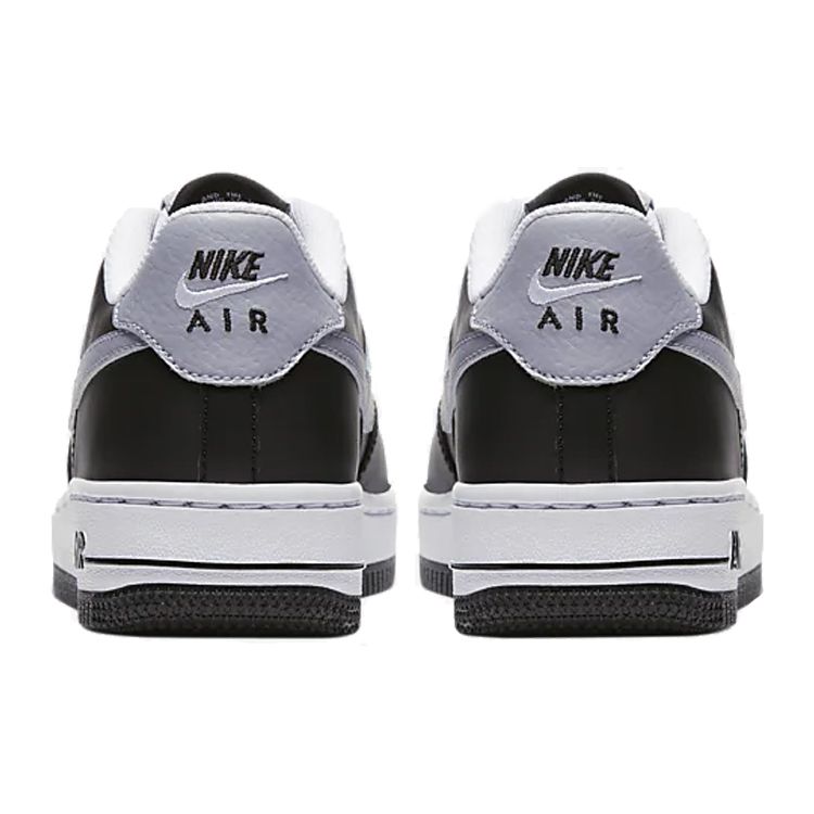 Nike Air Force 1 LV8 GS Black Wolf Grey Kids Sneakers White CT5531-001