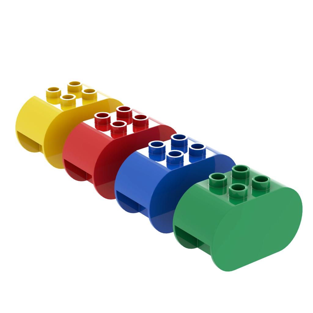 Large Particle Brick Building Blocks 2x4 Random Color Toys Kids Baby Creative Large Particle DIY MOC