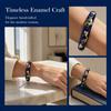 1cm Cloisonne Bangle Extra Width Enamel Bracelet Retro Colorful Enamel Bangle  Vintage Accessories