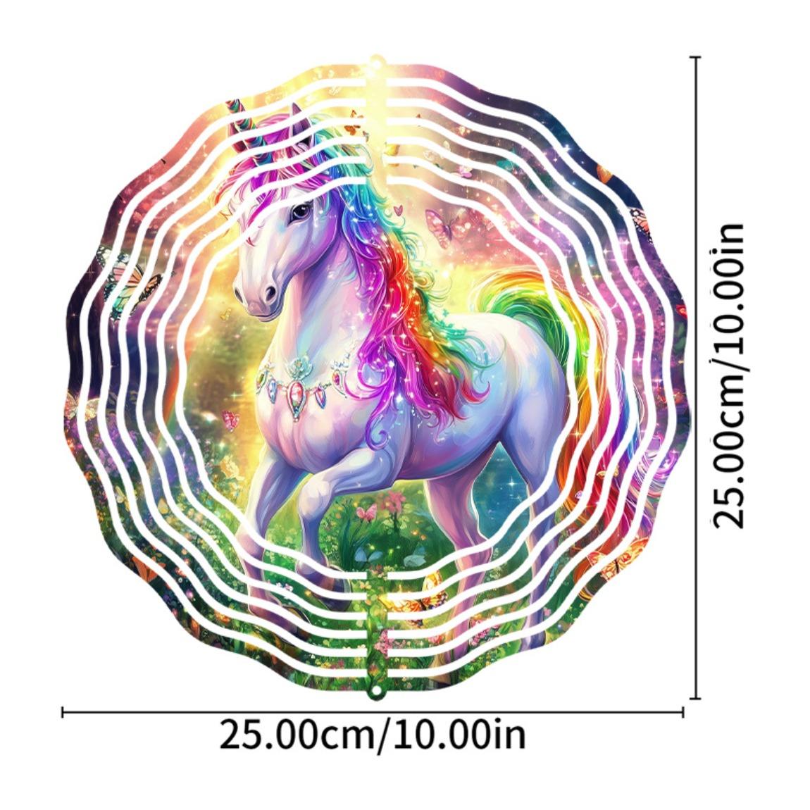 

Яркий 10-дюймовый ветряной спиннер «Колибри» – 3D кинетическая металлическая подвеска с вращением на 360°, красочный цветочный и бабочковый дизайн для сада 01A