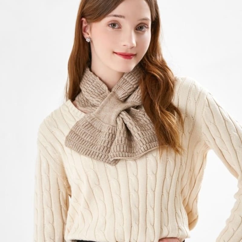 TANDY Ostrich Knit Muffler MMTDD50859