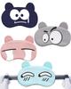 YFFSFDC Sleeping Eye Sleeping Light Perfect for Power and Travel Colors Mask, Blindfold, Aid, Blocking, Lightweight, Breathable, Naps, Napping, [4