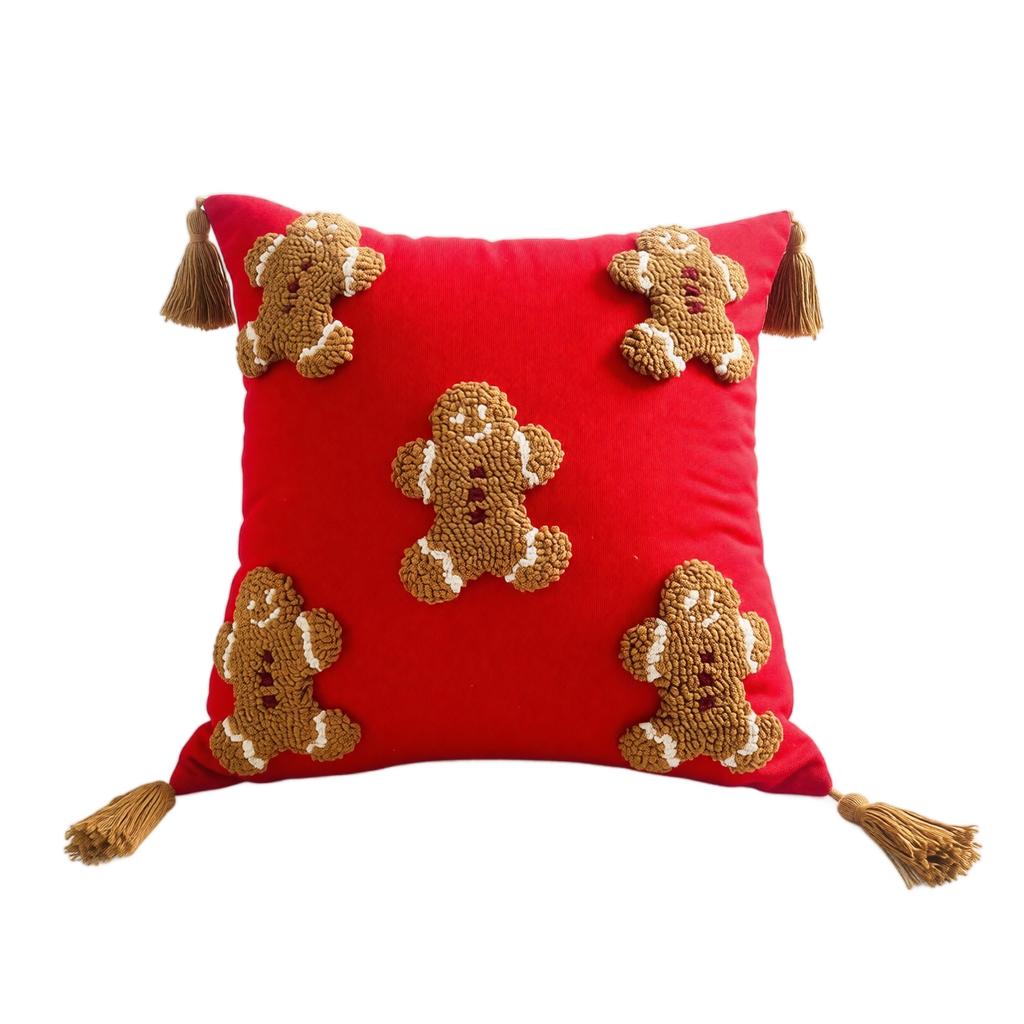 Christmas Throw Covers, Holiday Cushion Cases for Living Room Bedroom Sofa Couch Decor