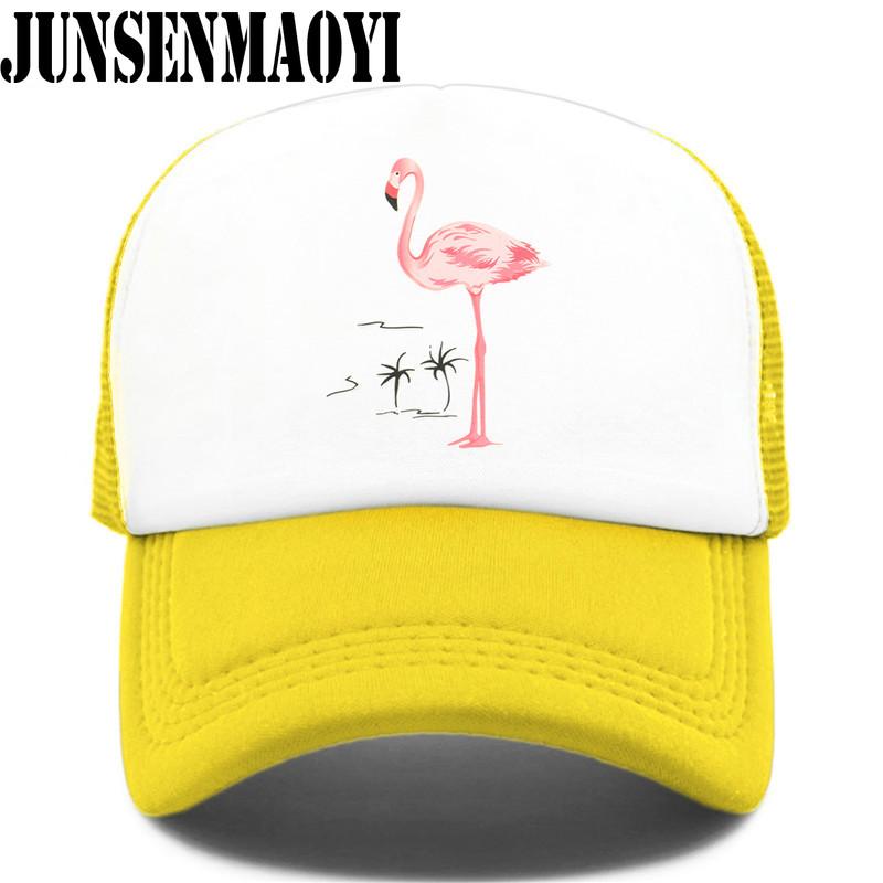

Новая кепка с изображением фламинго для девочек и женщин, шляпа с розовой розой, милые милые летние кепки, шляпа в стиле хип-хоп, сетчатые бейсболки, шляпа для женщин, детей, детей kid 52to55cm head