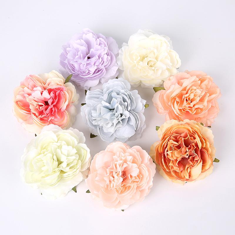 

3/5/10Pcs Silk Peony Artificial Flowers Wedding Marriage Decor Fake Flower for Home Decor DIY Crafts Gifts Garland Accessories 3Pcs