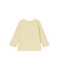 Lotaib Lettering U-Neck Half-Sleeved T-Shirt - Lemon